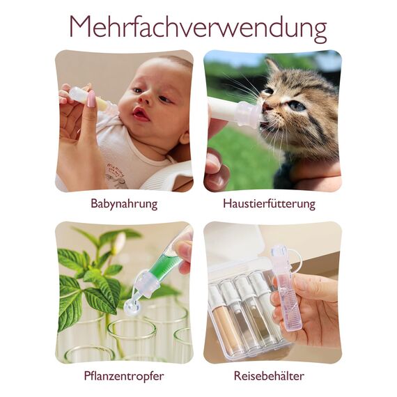 Momcozy Colostrum Collector Kolostrum-Sammler Wiederverwendbarer Muttermilch-Sammler, tragbarer Kolostrum-Behälter zum Füttern des Babys, Mehrzweck-Sammler BPA-frei, 5ml-6St.