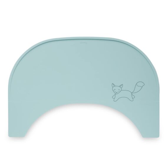 hauck Silikon Platzdeckchen für Alpha Click Tray Klick-Essbrett für Alpha+ & Beta+ Holzhochstuhl, Baby & Kinder Platzset, Abwaschbar, Schmutzabweisend, Rutschhemmend (Fox Mint)