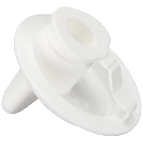 NUK Harte Ersatzsauger für Kiddy Cup Trinklernbecher | beißresistent, leichtgängig und auslaufsicher | BPA frei | weiß | 1 Stück