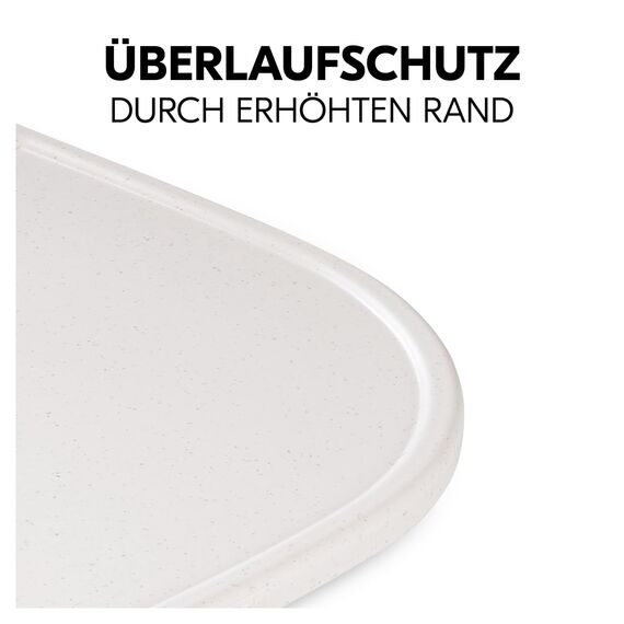 hauck Click Tray, Speckle Beige - Klick Essbrett für Alpha+ & Beta+ Hochstuhl, Werkzeuglose Montage auf Schutzbügel, Pflegeleichtes & GRS Zertifiziertes Kunststoff, für Baby & Kinder 6-36 Monaten