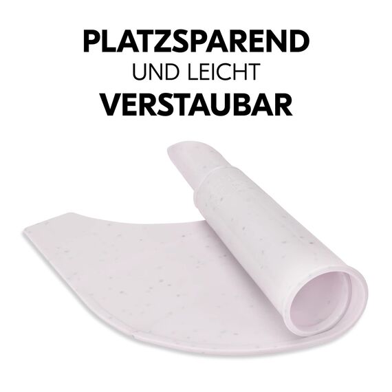 hauck Kinder Silikonauflage, Speckle Beige - Kompatibel mit Alpha Click Tray & Arketa Click Tray Essbrett für Alpha+, Beta+ & Arketa Holzhochstuhl (Nicht Kompatibel mit Holz-Essbrett)