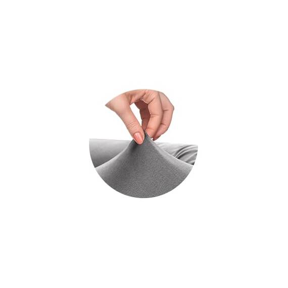 sei Design Stillkissenbezug 190×35 cm – Premium Jersey Ersatzbezug für Stillkissen XXL – weich. elastisch & pflegeleicht – mit Tasche & XXL-Reißverschluss – Oeko-TEX – Sand | Rosa | Grau | Mint