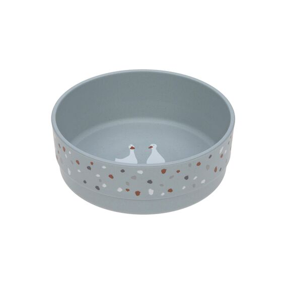 LÄSSIG Kindergeschirr Set (Teller, Becher, Schälchen, Löffel) ohne , BPA-frei, für Spülmaschine und Mikrowelle/Dish Set Tiny Farmer Sheep