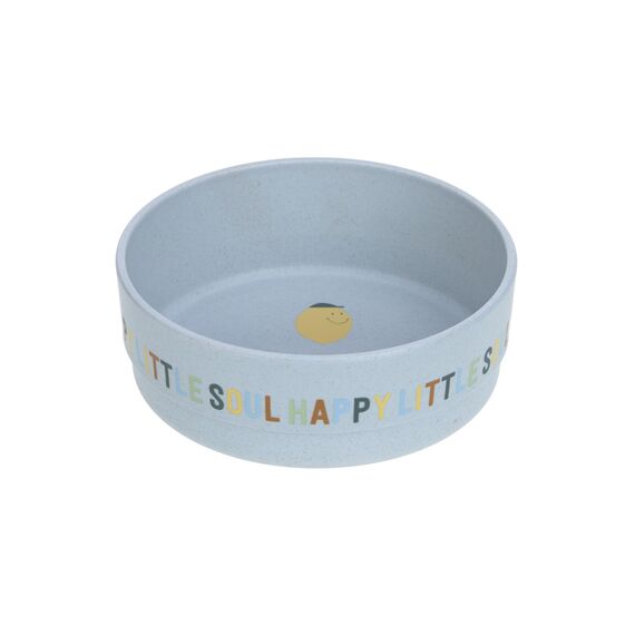 LÄSSIG Kindergeschirr Set (Teller, Becher, Schälchen, Löffel) ohne Melamin, BPA-frei, für Spülmaschine und Mikrowelle/Dish Set Happy Fruits Lemon