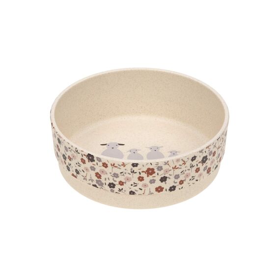 LÄSSIG Kindergeschirr Set (Teller, Becher, Schälchen, Löffel) ohne , BPA-frei, für Spülmaschine und Mikrowelle/Dish Set Tiny Farmer Goose