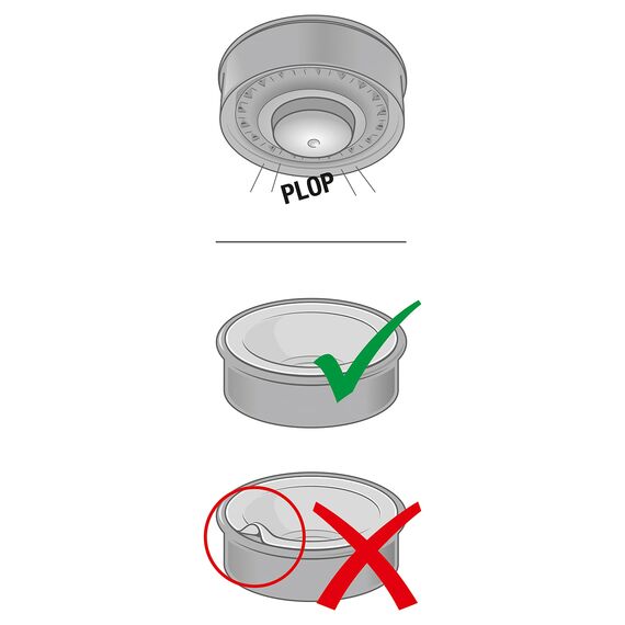 NUK Magic Cup Ersatz-Silikondichtscheibe, verhindert Kleckern und Verschütten, BPA-frei, ab 8 Monaten, weiß (Packung mit 2)