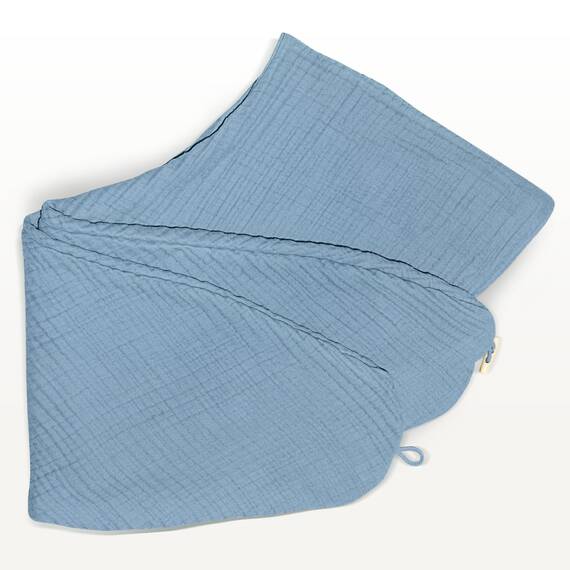 sei Design Stillkissenbezug Musselin Bezug aus 100% Baumwolle [ Bio-Baumwolle ]. BEZUG für Stillkissen XXL Lagerungskissen Schwangerschaftskissen. Seitenschläfer-Kissen - 190x35 cm. waschbar