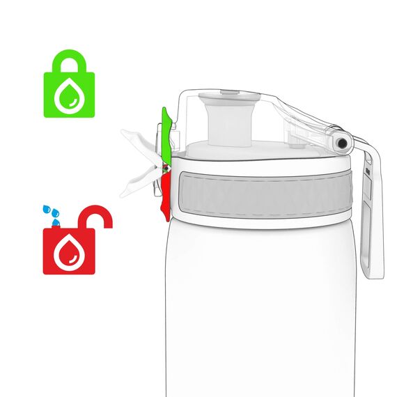 ion8 Auslaufsichere Kinder Trinkflasche, BPA-frei, Orange, 350ml