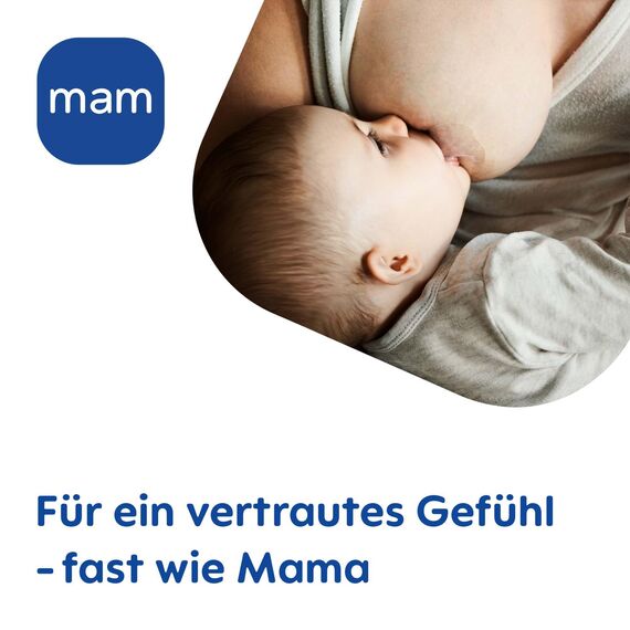 MAM Stillhütchen Größe S (ø 17 mm) im 2er-Set, Brusthütchen zum Schutz beim Stillen, Brustwarzenschutz für maximalen Hautkontakt zwischen Mutter und Kind