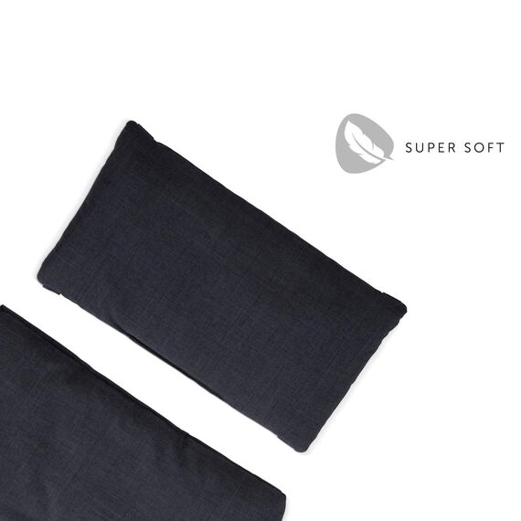 hauck Sitzkissen Kompatibel mit Alpha+, Beta+ und Arketa Holzhochstuhl Highchair Pad Deluxe, Einfache Befestigung mit Klettverschluss, Maschinenwaschbar (Melange Charcoal)