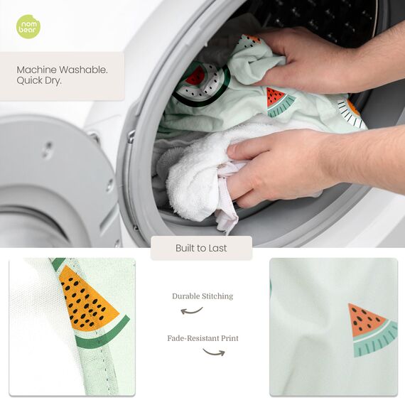 Nombear Baby Lätzchen mit Ärmeln für BLW (6 bis 24 Monate), 1 Packung - Wasserdichtes Ärmellätzchen Alternative zu Silikonlätzchen, Ganzkörper Lätzchen Baby, Babylatz Beikost Zubehör