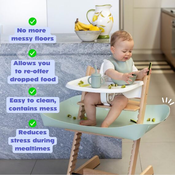 CATCHY Auffangschale - Zubehör für den Stokke Tripp Trapp Hochstuhl - Food Catcher für Krümel und Kleckereien - für Baby- und Kinderhochstühle (Hochstuhl separat erhältlich)