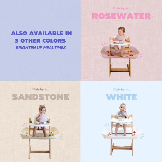 CATCHY Auffangschale - Zubehör für den Stokke Tripp Trapp Hochstuhl - Food Catcher für Krümel und Kleckereien - für Baby- und Kinderhochstühle (Hochstuhl separat erhältlich)