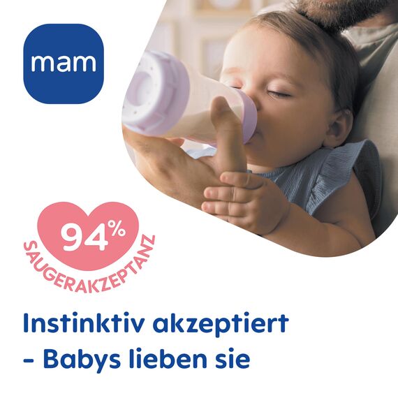 MAM Easy Start Anti-Colic Combi Set XS, Baby First Equipment with Anti-Colic Bottle (130 ml), Includes Size 0 Teat, Start Dummy and Bottle Basket, Baby Gift Set, from Birth, Beige