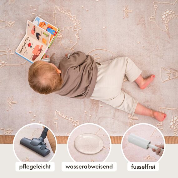 Hakuna Matte Wolkenweiche Spielmatte Baby 170 x 120 x2,5cm – Teppich für Kinderzimmer mit hochwertigem Memory-Schaum – Krabbelmatte Baby mit Rutschfester Unterseite – Krabbeldecke, Tatami Matte