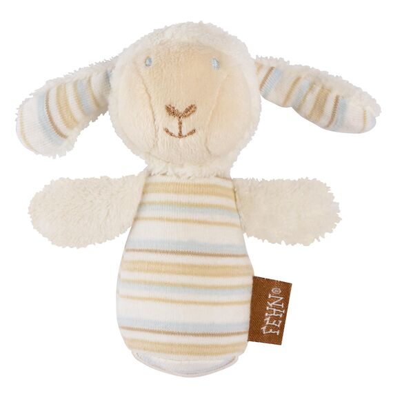 Mini-Rassel Schaf – Mini-Greifling zum Rasseln, Fühlen, Spielen mit kuschelweichem Stoff-Tier – ein treuer Begleiter für Babys und Kleinkinder ab 0+ Monaten