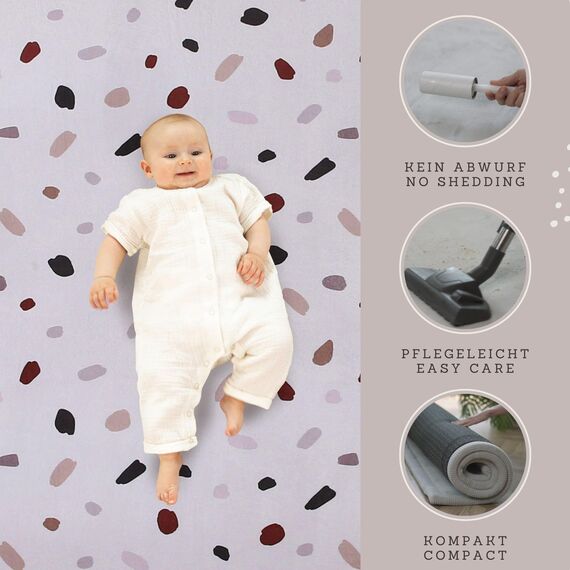 Hakuna Matte Wolkenweiche Spielmatte Baby 200x150x2,5cm – Teppich für Kinderzimmer mit hochwertigem Memory-Schaum – Krabbelmatte Baby mit Rutschfester Unterseite – Krabbeldecke, Tatami Matte