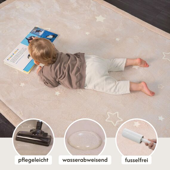 Hakuna Matte Wolkenweiche Spielmatte Baby 170 x 120 x2,5cm – Teppich für Kinderzimmer mit hochwertigem Memory-Schaum – Krabbelmatte Baby mit Rutschfester Unterseite – Krabbeldecke, Tatami Matte