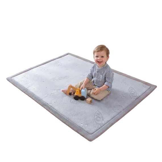 Hakuna Matte Wolkenweiche Spielmatte Baby 170 x 120 x2,5cm– Teppich für Kinderzimmer mit hochwertigem Memory-Schaum – Krabbelmatte Baby mit Rutschfester Unterseite – Krabbeldecke, Tatami Matte