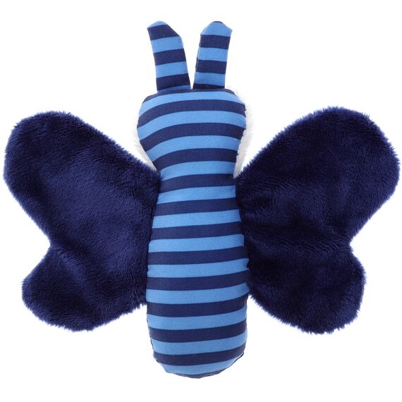 SIGIKID 41180 Greifling Schmetterling Red Stars Mädchen und Jungen Babyspielzeug empfohlen ab Geburt blau