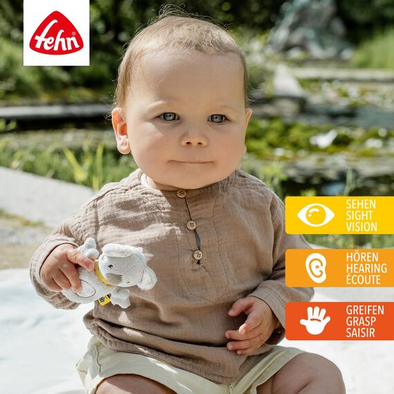 Mini-Rassel Koala – Mini-Greifling zum Rasseln, Fühlen, Spielen mit kuschelweichem Stoff-Tier – ein treuer Begleiter für Babys und Kleinkinder ab 0+ Monaten