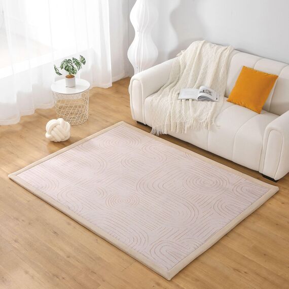 Hakuna Matte Wolkenweiche Spielmatte Baby 200x150x2,5cm – Teppich für Kinderzimmer mit hochwertigem Memory-Schaum – Krabbelmatte Baby mit Rutschfester Unterseite – Krabbeldecke, Tatami Matte