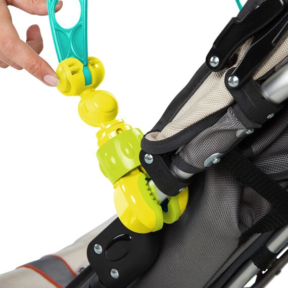 Bright Starts Oball, Spielbogen für den Kinderwagen aus flexiblem, festem Oball-Material für einfaches Greifen