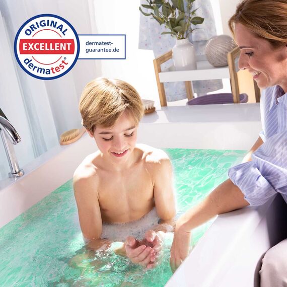CRAZE INKEE Bath Drops - Badetabletten zum Farben Lernen, Badefarben für Kinder Badewanne - Badekugeln Kinder in Magenta, Gelb und Blau 43943, 1 Stück (2er Pack)