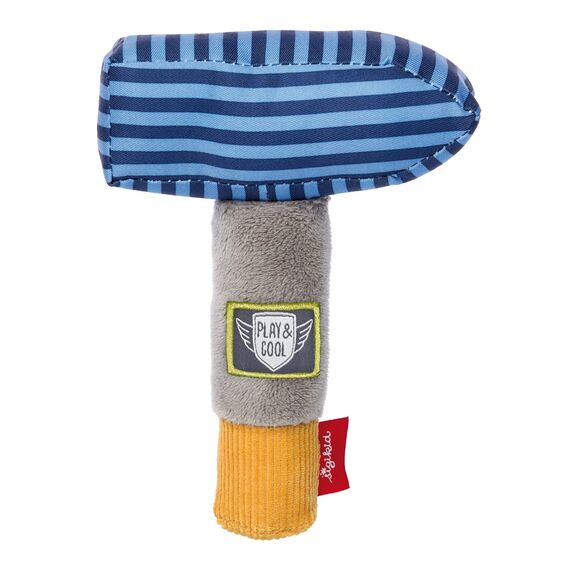 sigikid Baby Rassel & Greiflinge Werkzeug Set Play & Cool - Babyspielzeug Motorik Knisterfolie Quietsche Rassel - Geschenk ab 3 Monaten, waschbar bei 30 °C