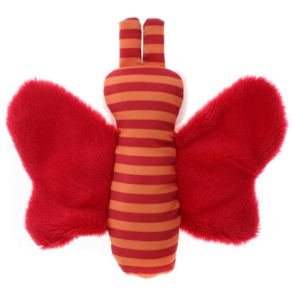 SIGIKID 41181 Greifling Schmetterling Red Stars Mädchen und Jungen Babyspielzeug empfohlen ab Geburt orange