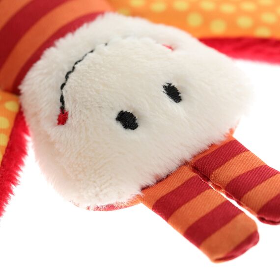 SIGIKID 41181 Greifling Schmetterling Red Stars Mädchen und Jungen Babyspielzeug empfohlen ab Geburt orange