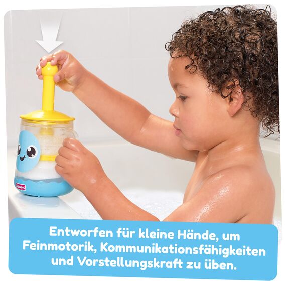 Toomies Bubble & Brew Bade-Set, schäumende Teekanne, fantasievolles Badespielzeug, Fördert Feinmotorik, Für Kinder Ab 18 Monaten