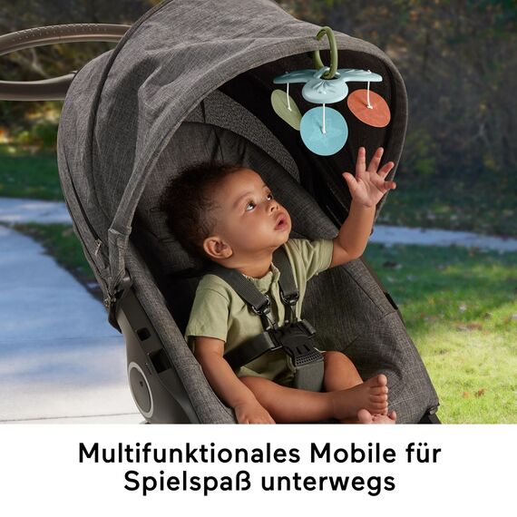 Fisher-Price Simply Senses Sensorische Erlebnisdecke - mit Plüsch-Koala, Spiegel, Rassel, Beißring und knisterndes Spielzeug, maschinenwaschbare Spielmatte, für Neugeborenen, HRB15