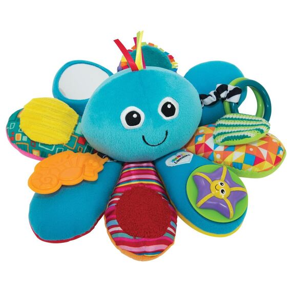 Lamaze Baby Spielzeug "Lustiger Soundhund" Clip & Go, das hochwertige Kleinkindspielzeug. Der quietschbunte Greifling fördert die Motorik und ist das perfekte Kinderwagenspielzeug und Kuscheltier, Mehrfarbig, LC27023