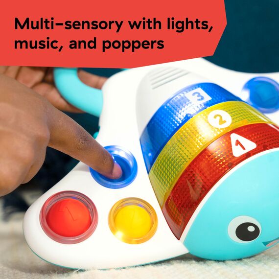 Baby Einstein Ocean Explorers Pop and Explore Stingray Popper Spielzeug, ab 6 Monaten