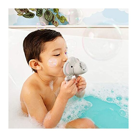 Munchkin Bubble Blower Bath Toy | Baby Bath Toy for Babies, Children and Toddlers | Baby Essentials | Mess-Free Shower Toy | Grey