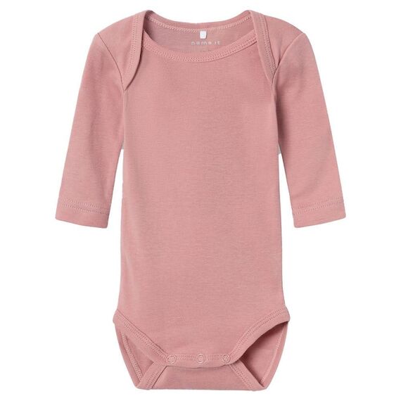 NAME IT Baby - Mädchen Nbfbody 2p Ls Buttercream Hearts Noos, Buttercream, 92