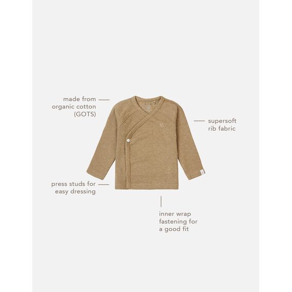 Noppies U Tee Overlap ls Rib Nanyuki