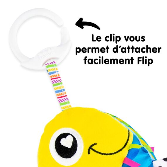 Lamaze Flip Der Fisch, Clip n Go Kinderwagenspielzeug Für Babys, Sensorisches Spielen, Ideale Babygeschenke Für Eltern, Neugeborenes Spielzeug Für Jungen Und Mädchen Von 0 Bis 24 Monaten