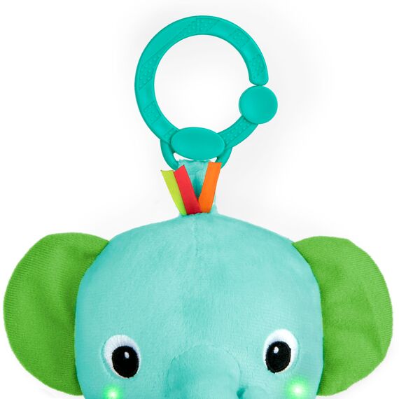 Bright Starts Huggin' Lights Musical Light Up Spielzeug, Elefant, Unisex, 0-6 Monate