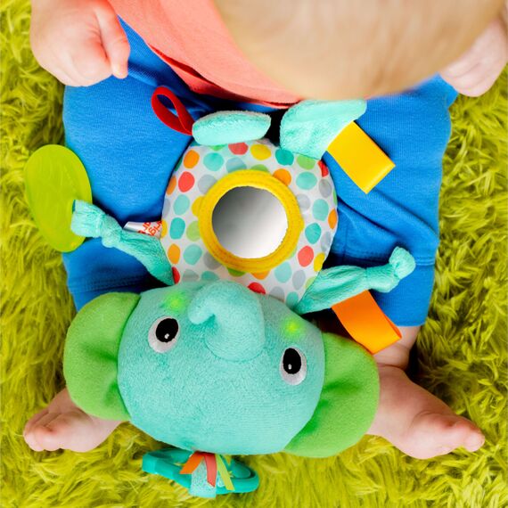 Bright Starts Huggin' Lights Musical Light Up Spielzeug, Elefant, Unisex, 0-6 Monate
