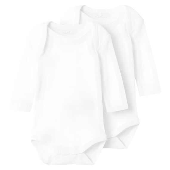 NAME IT NBNBODY 2P LS SOLID White NOOS