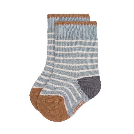 LÄSSIG Unisex Kinder- und Babysocken 3er Set/ Tiny Farmer blue Größe 12-14