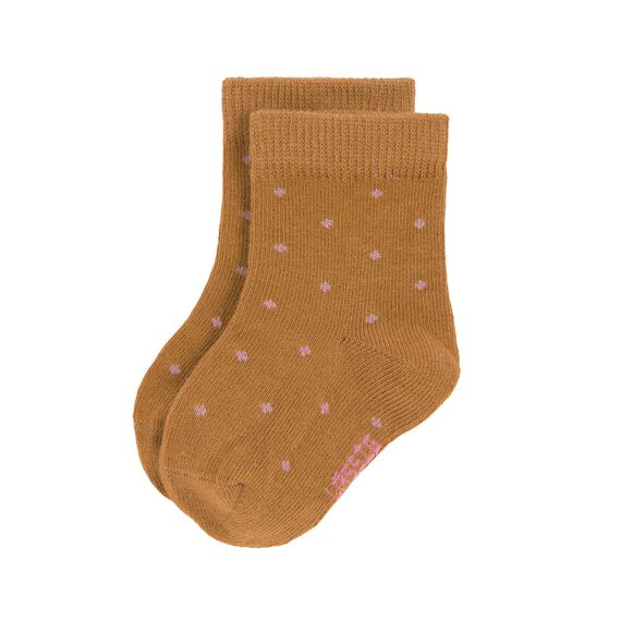 LÄSSIG Unisex Kinder- und Babysocken 3er Set/ Rosewood Größe 12-14