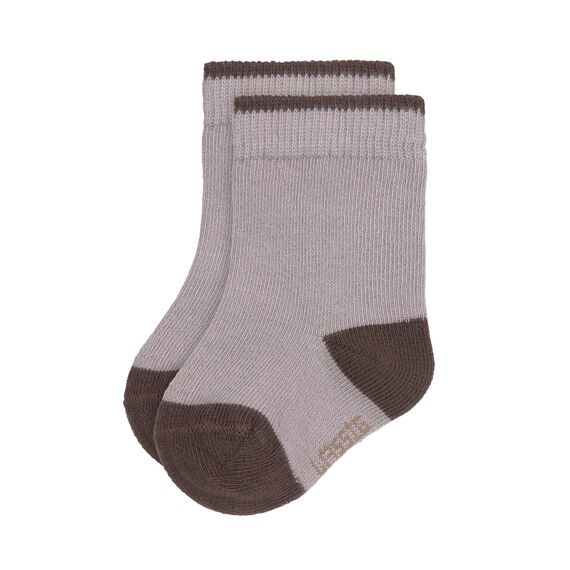 LÄSSIG Unisex Kinder- und Babysocken 3er Set/ Tiny Farmer lilac Größe 15-18