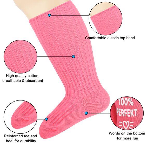 Belloxis Baby Geschenk für Mädchen - Socken 0-12 Monate - Neugeborenen Geschenke zur Geburt - Babygeschenke für Werdende Mutter - Baby Born Zubehör