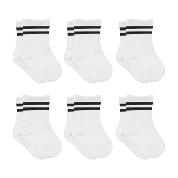 bistyle Baumwolle 6 Paar Baby Socken für Neugeborene Säugling 0-6 Monate bis 3 Jahre | Stopper Nahtlos Socken | Jungen Mädchen Kindersocken