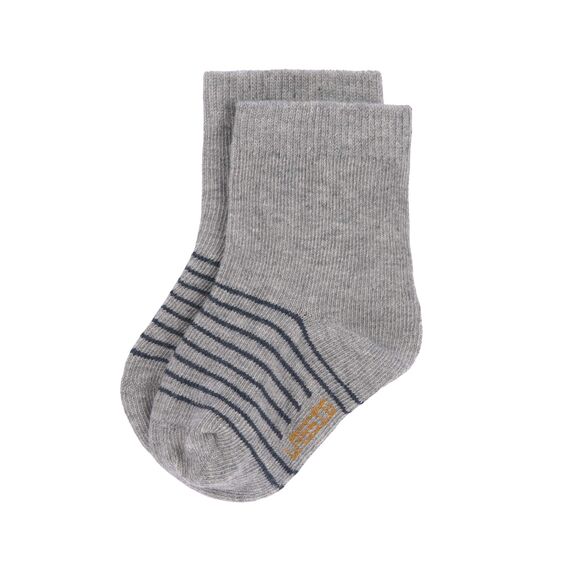 LÄSSIG Unisex Kinder- und Babysocken 3er Set/ Blue Größe 23-26