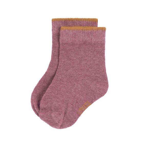 LÄSSIG Unisex Kinder- und Babysocken 3er Set/ Rosewood Größe 23-26