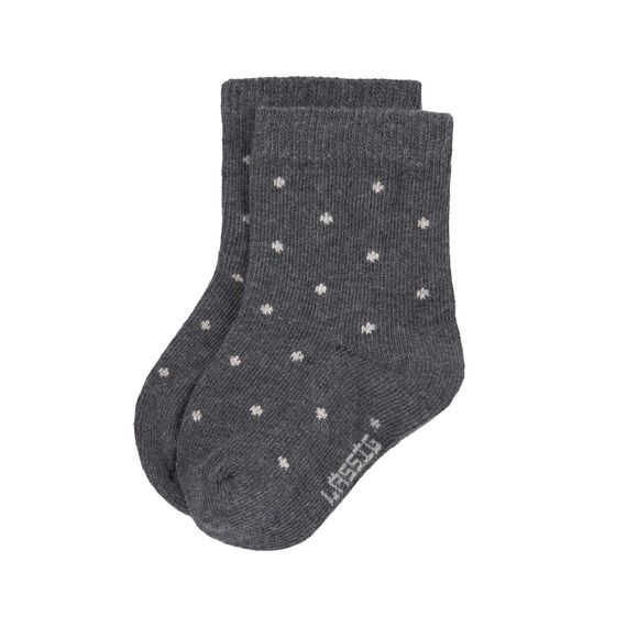 LÄSSIG Unisex Kinder- und Babysocken 3er Set/ Grey Größe 27-30